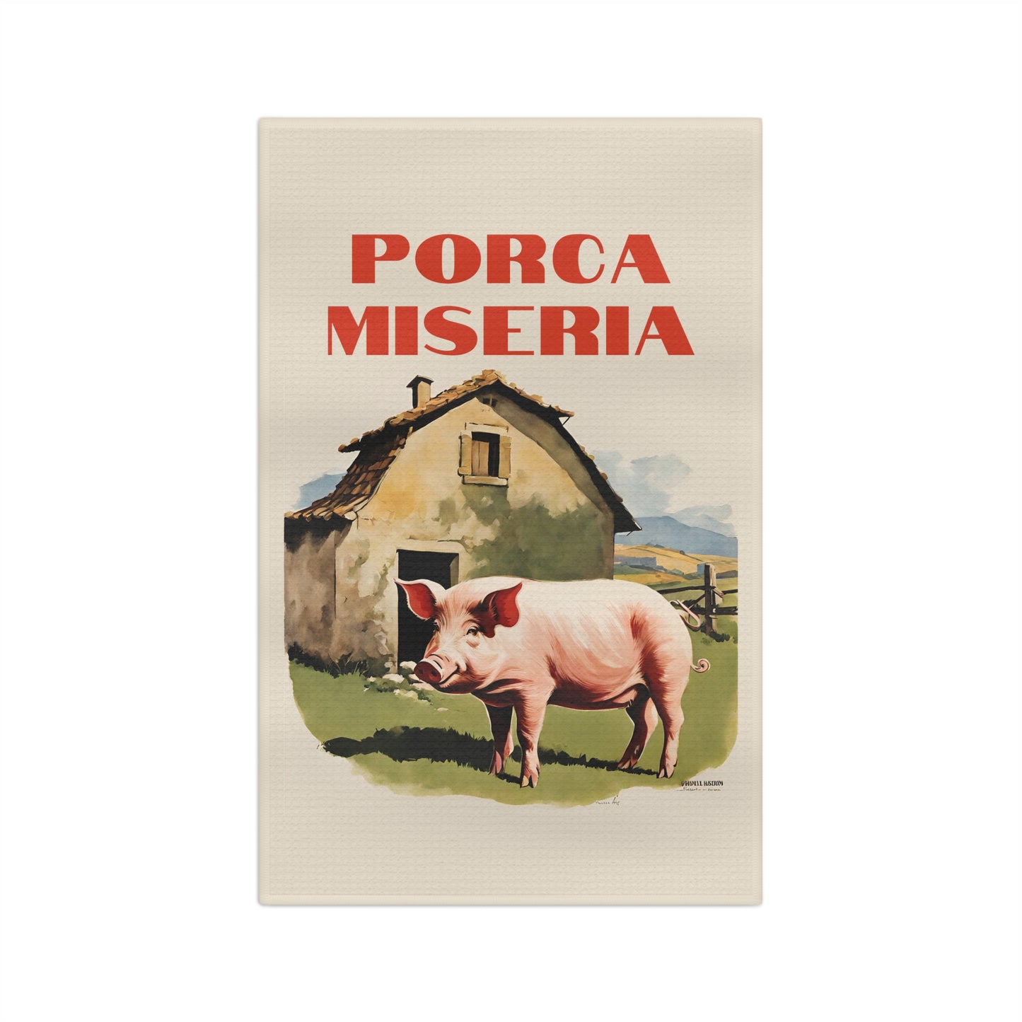 PORCA MISERIA! - Classic Teatowel