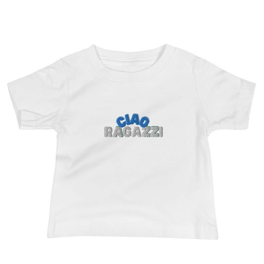 Baby Ciao Ragazzi - Embroidered Tee - PIZZ