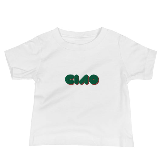 Baby Ciao Bubble - Embroidered Tee - PIZZ