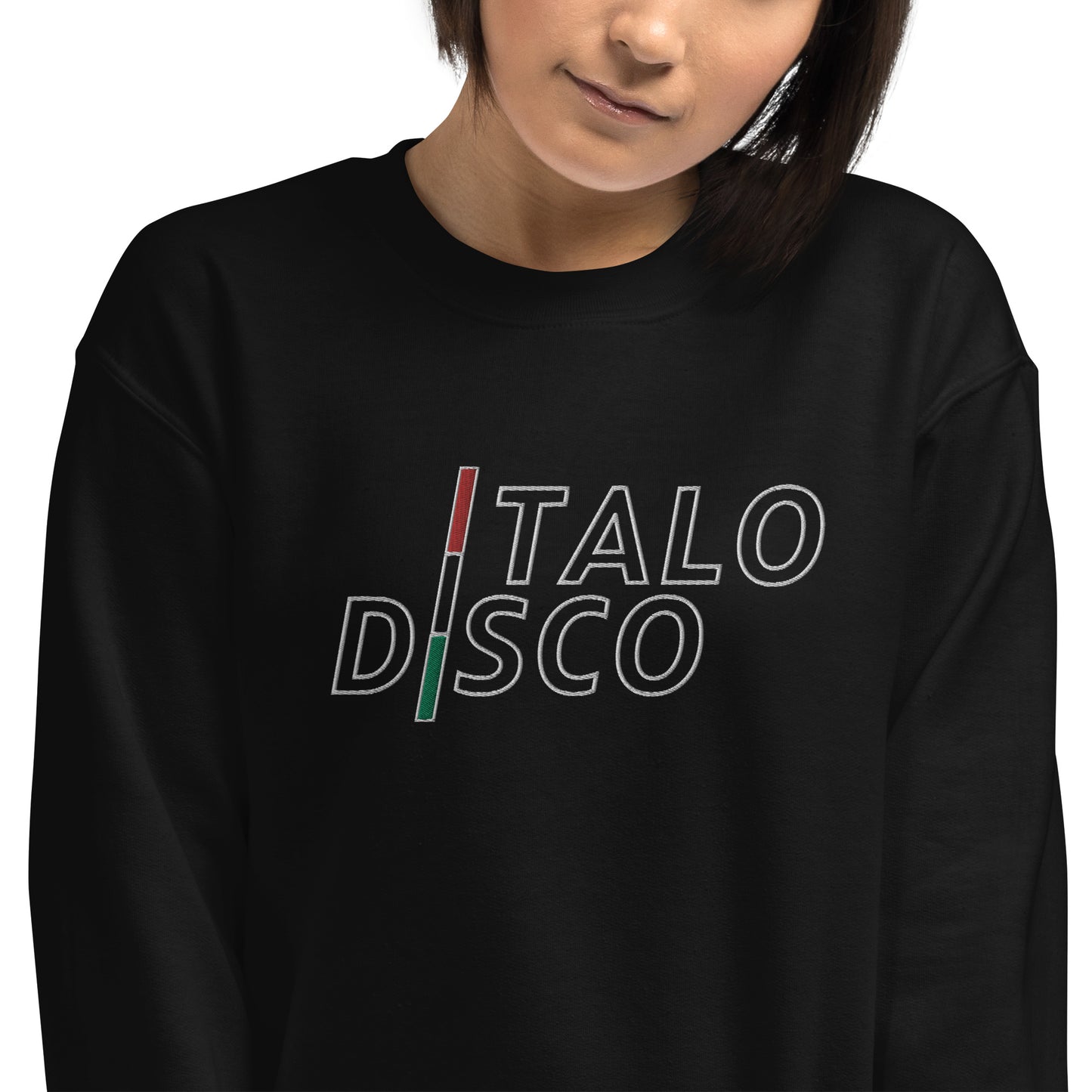 Italo with a White I - Embroidered Classic Jumper - PIZZ