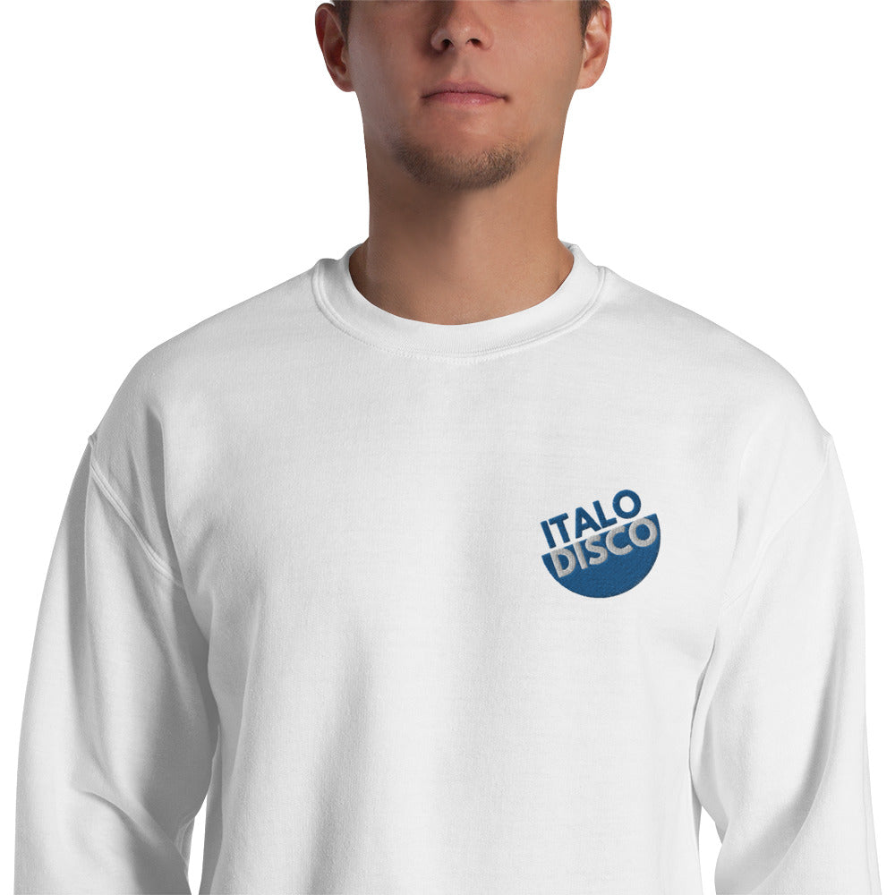 ITALO DISCO Azzurro Circo - Embroidered Classic Jumper - PIZZ