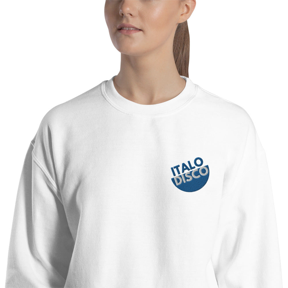 ITALO DISCO Azzurro Circo - Embroidered Classic Jumper - PIZZ