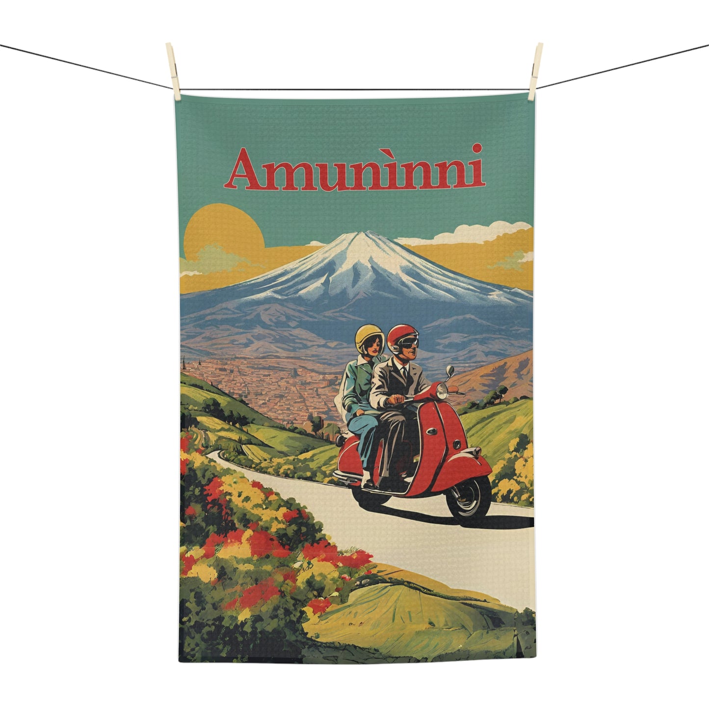 Amuninni in Sicilia - Classic Teatowel