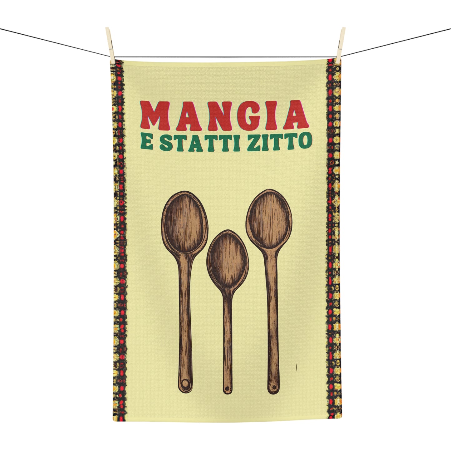 Mangia E Statti Zitto - Classic Teatowel