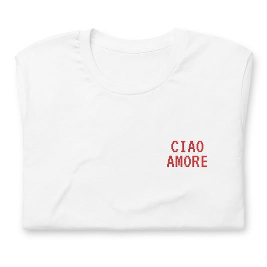 Ciao Amore 32bit - Print Unisex Tee