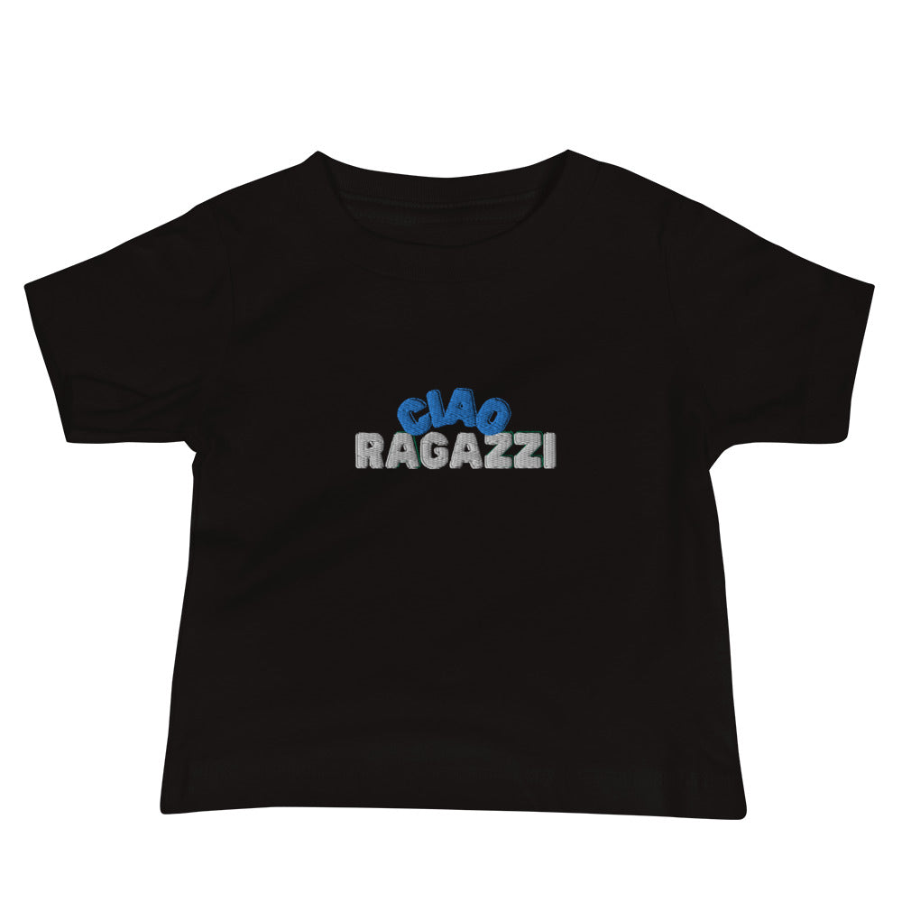 Baby Ciao Ragazzi - Embroidered Tee - PIZZ