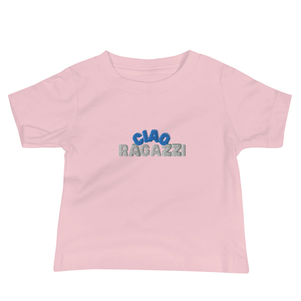 Baby Ciao Ragazzi - Embroidered Tee - PIZZ