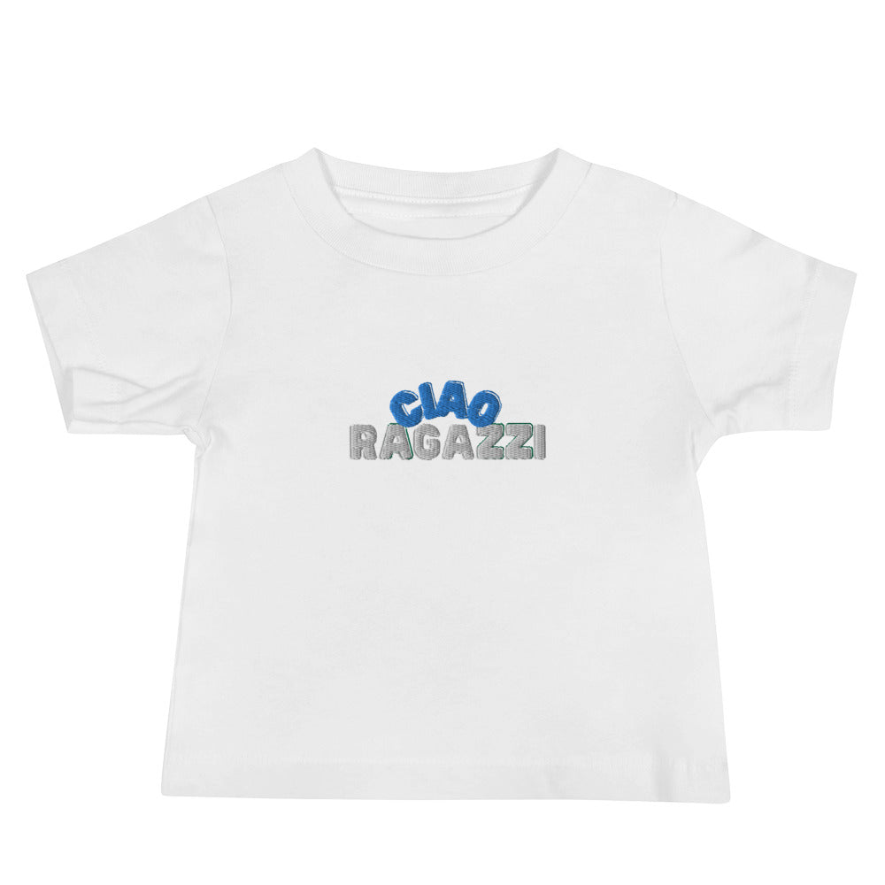 Baby Ciao Ragazzi - Embroidered Tee - PIZZ