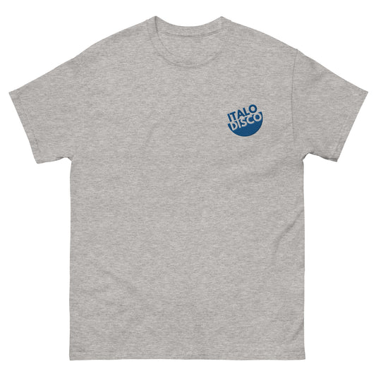 ITALO DISCO Azzurro Circo - Embroidered Classic Tee - PIZZ