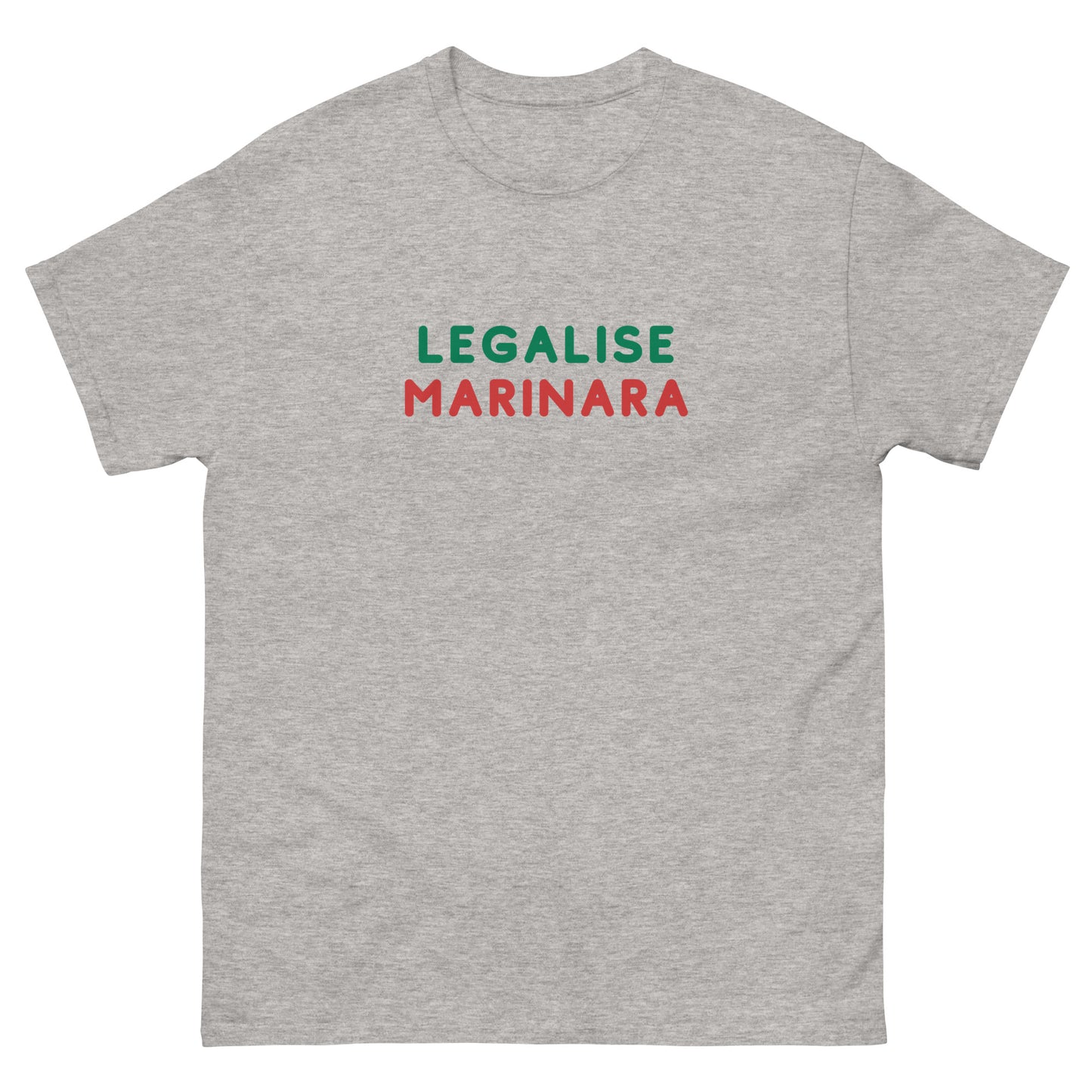 Legalise Marinara - Print Classic Tee - PIZZ