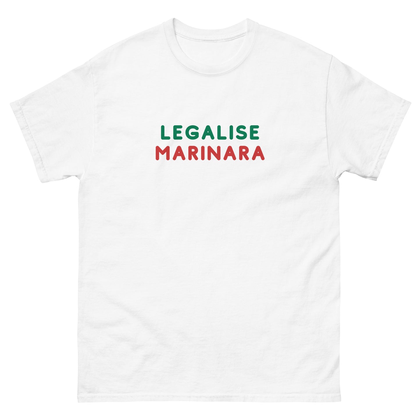 Legalise Marinara - Print Classic Tee - PIZZ