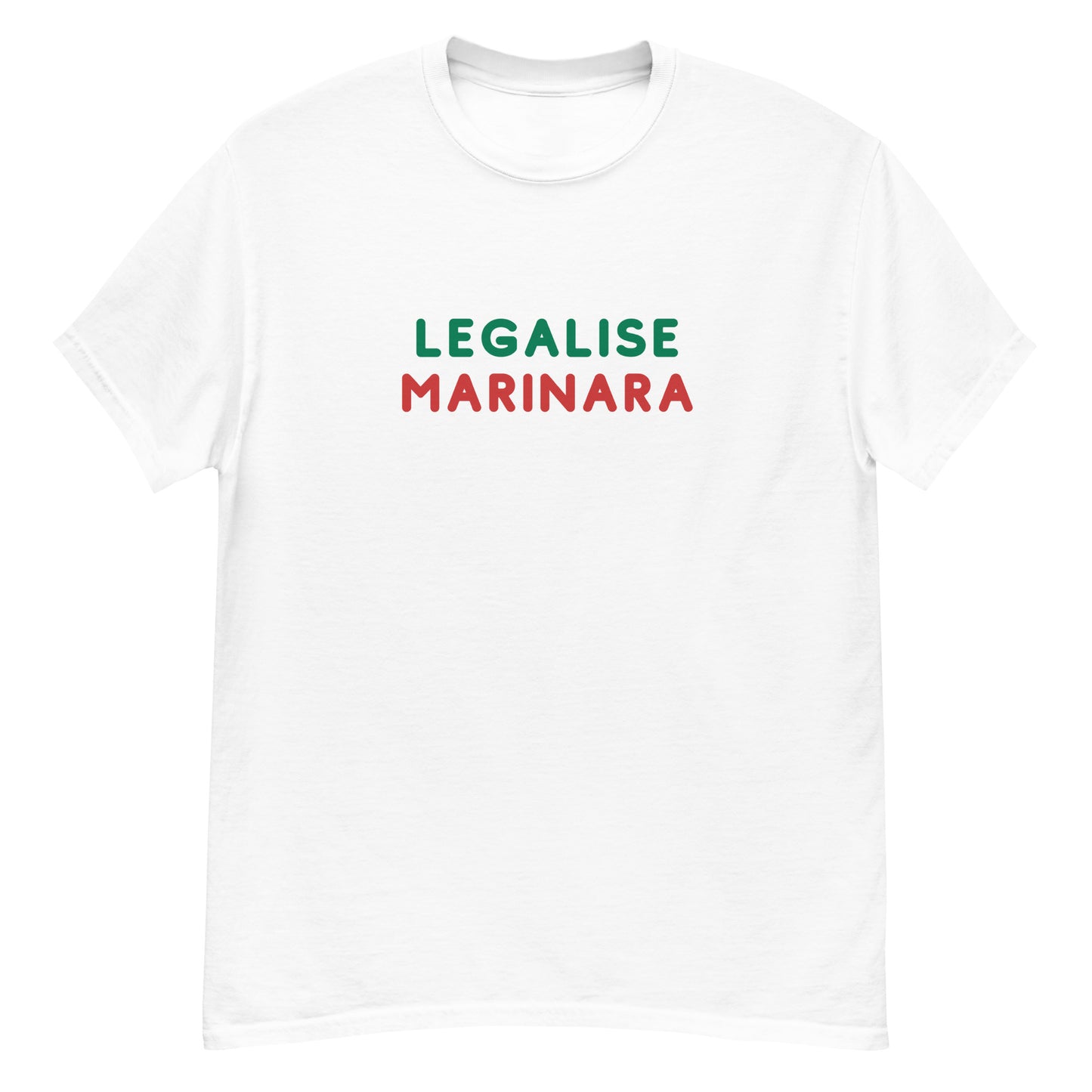 Legalise Marinara - Print Classic Tee - PIZZ