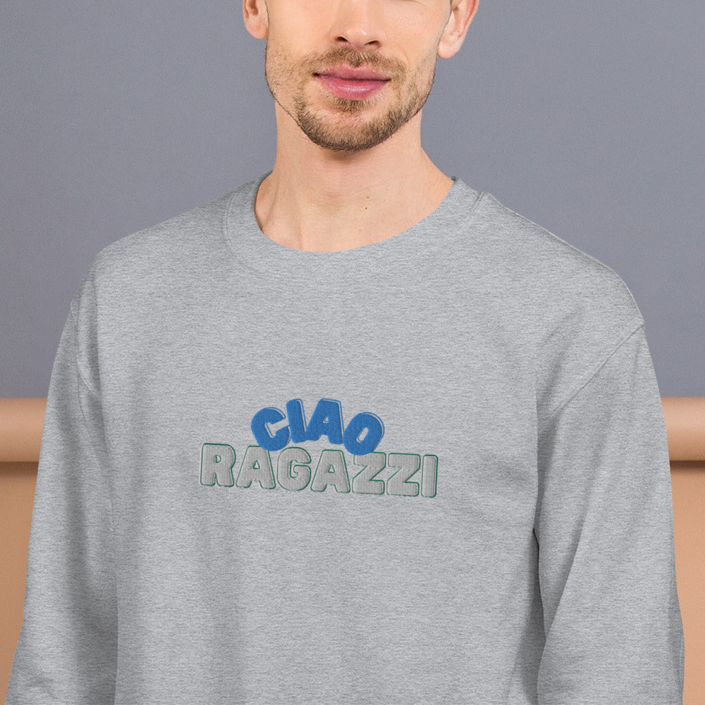 Ciao Ragazzi - Embroidered Classic Jumper - PIZZ