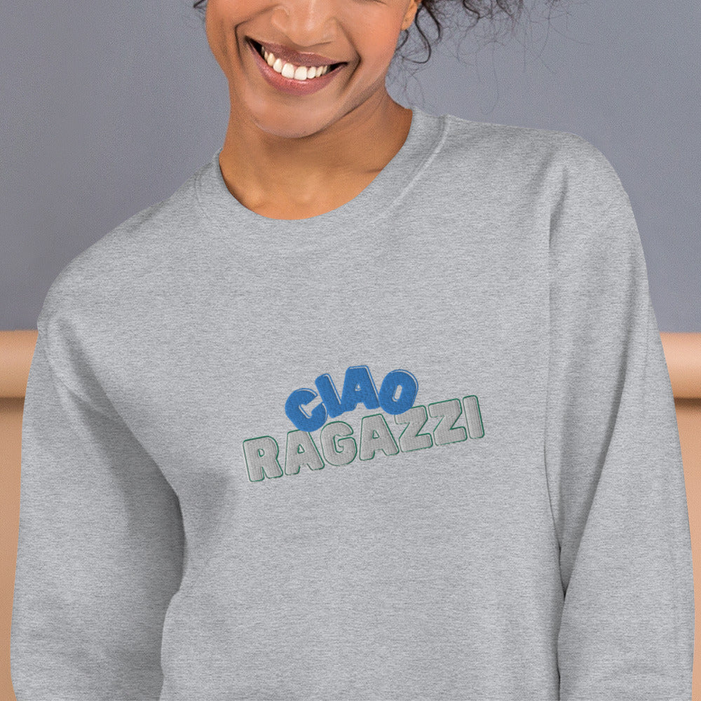 Ciao Ragazzi - Embroidered Classic Jumper - PIZZ