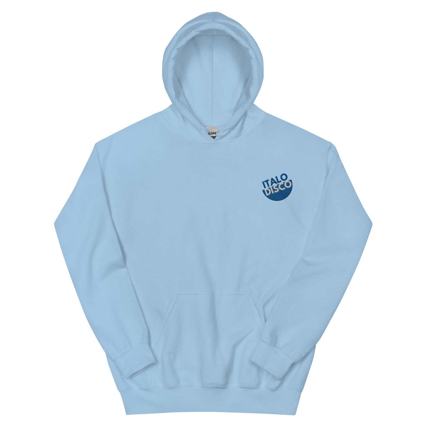 ITALO DISCO Azzurro Circo - Embroidered Hoodie - PIZZ