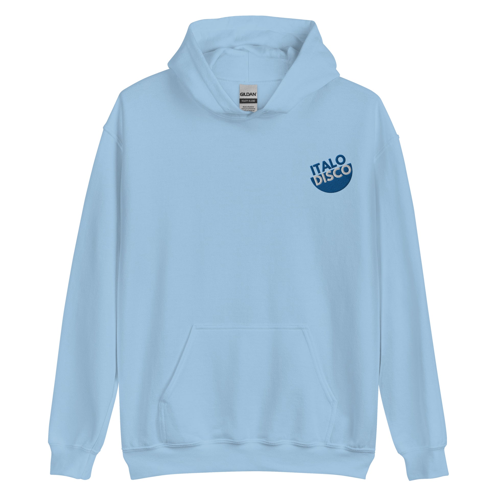 ITALO DISCO Azzurro Circo - Embroidered Hoodie - PIZZ