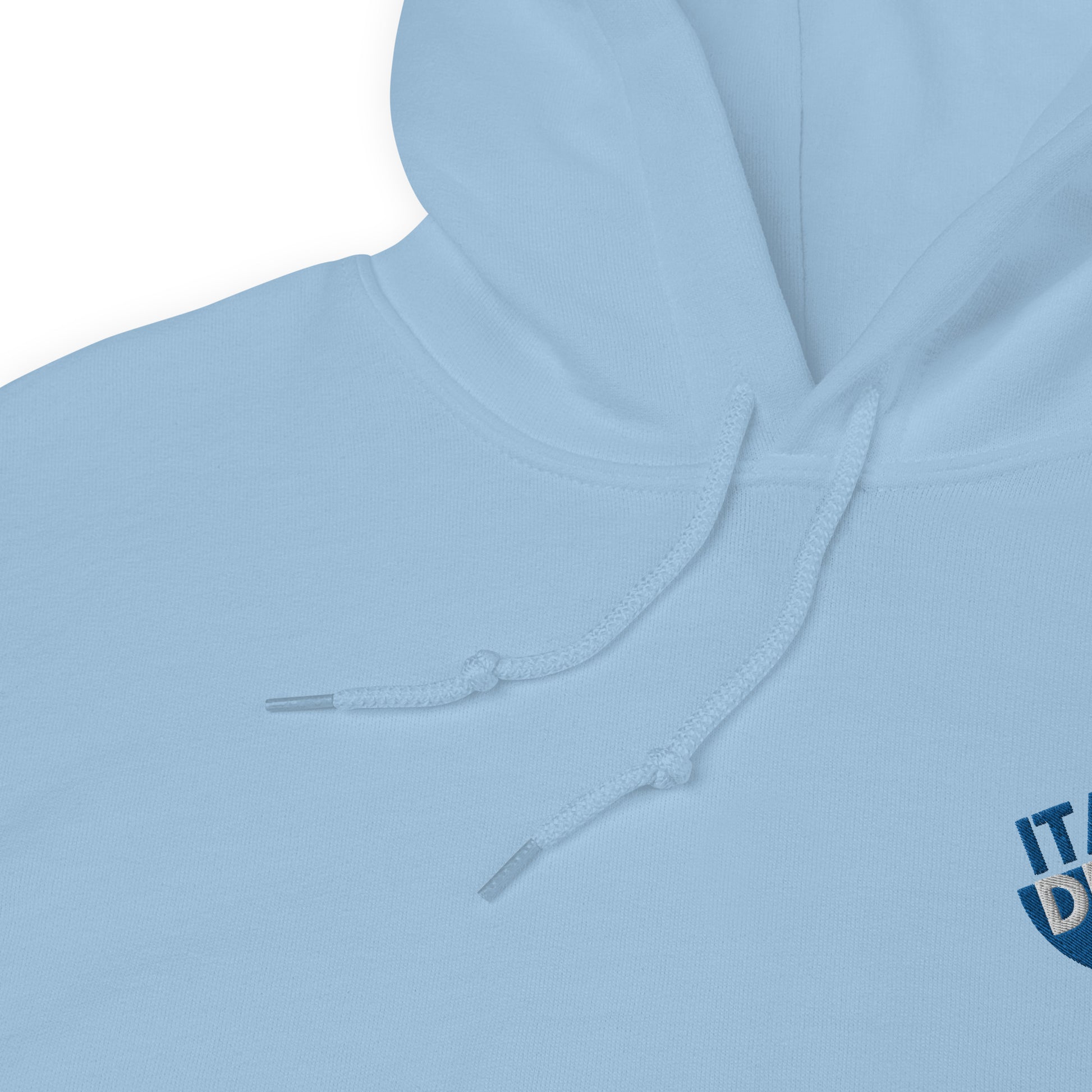 ITALO DISCO Azzurro Circo - Embroidered Hoodie - PIZZ