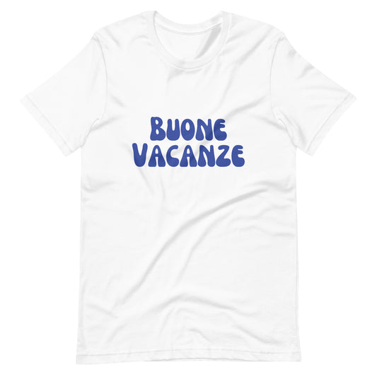 Buone Vacanze - Unisex Blue Print Tee