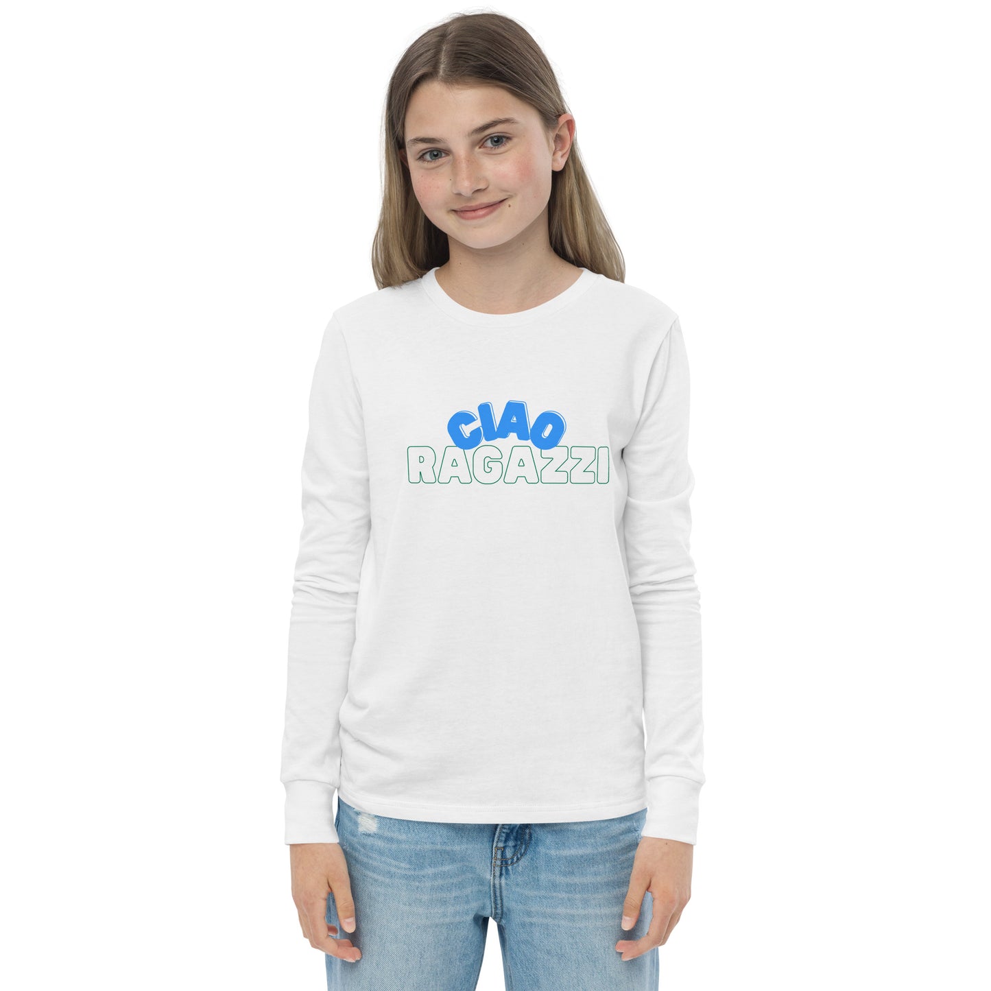 Junior Ciao Ragazzi - Kid's Long Sleeve Tee - PIZZ